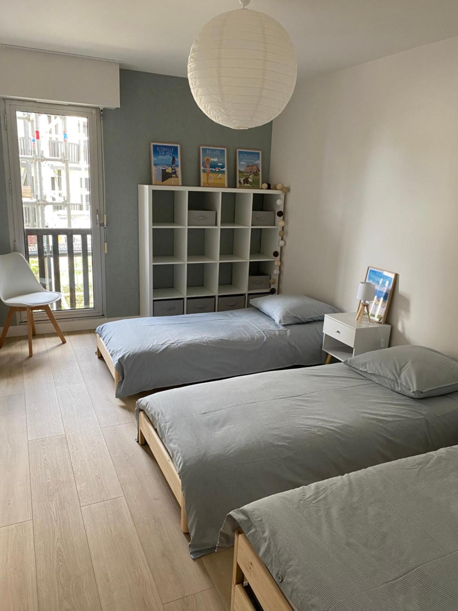 Apartment 65m2 Avec Balcon Vues A 150m De La Et Centre, Wifi Et Parking Prive Blonville-sur-Mer